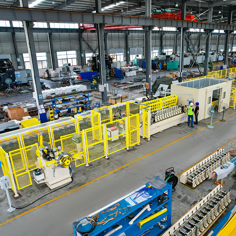CU hızlı değişim kaset rulo şekillendirme makinesi, dişli kutusu, otomatik paketleme